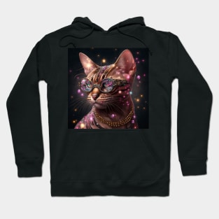 Radiant Bengal Cat Hoodie